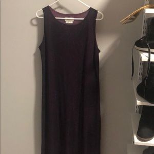 Purple glitter dress